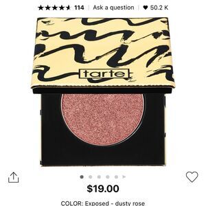 WHAT IT IS

 Brand New Tarte Eyeshadow, High-impact metallic pigment in 1 swipe